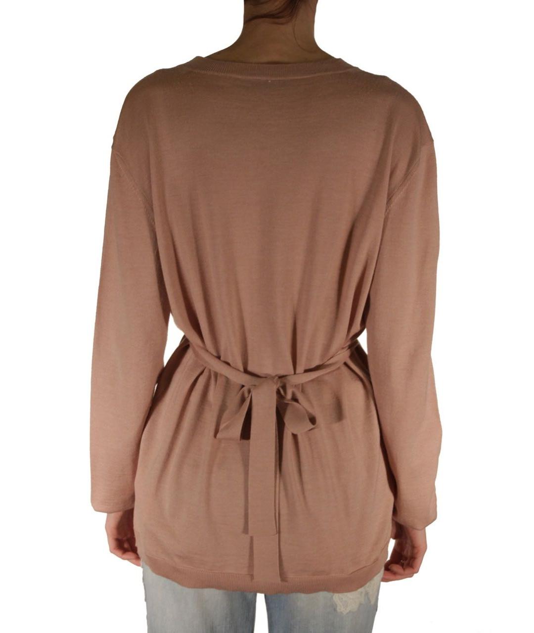 VALENTINO Розовый шелковый джемпер / свитер, фото 7