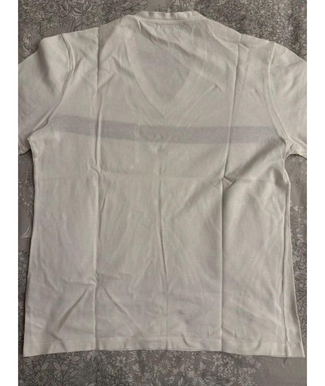 GUCCI Белая хлопковая футболка, фото 5