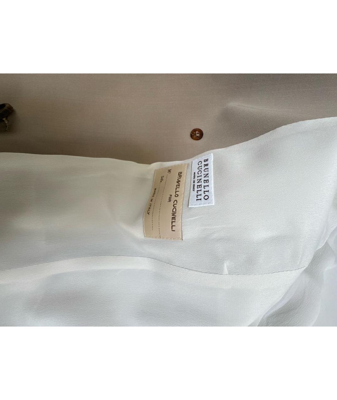 BRUNELLO CUCINELLI Бежевый костюм с брюками, фото 6