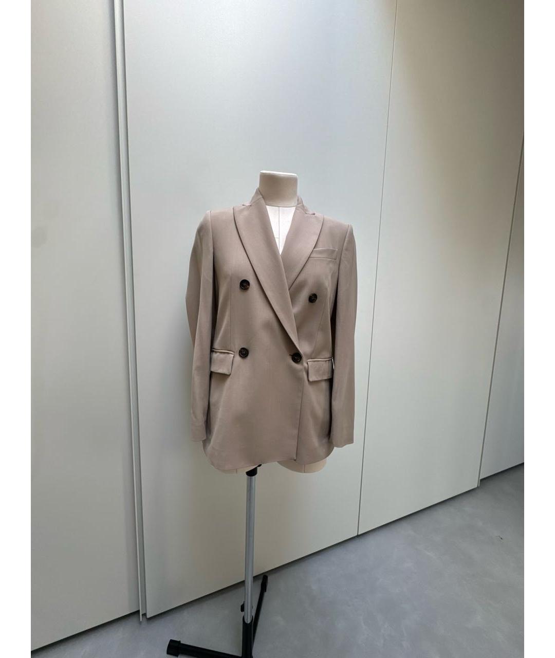 BRUNELLO CUCINELLI Бежевый костюм с брюками, фото 9