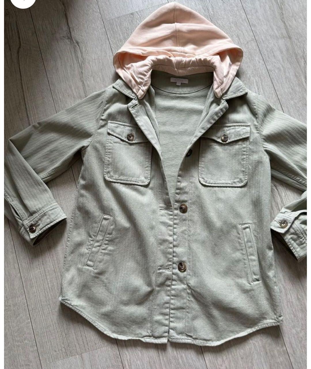 CHLOE Салатовый деним комплект, фото 5