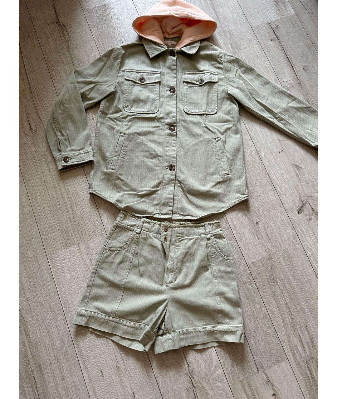 CHLOE Салатовый деним комплект, фото 8