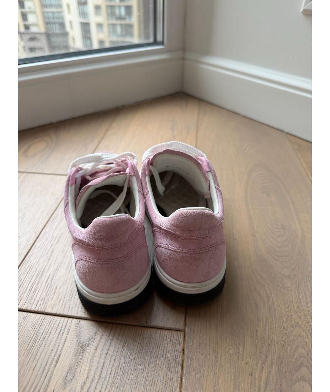 CHANEL Розовые кеды, фото 4