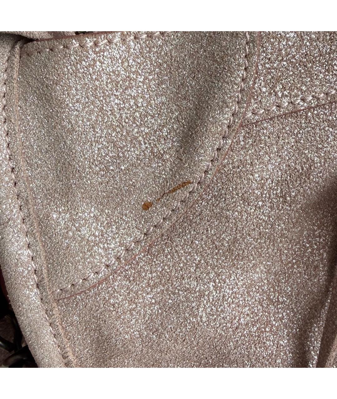 BALENCIAGA Розовая кожаная сумка с короткими ручками, фото 8