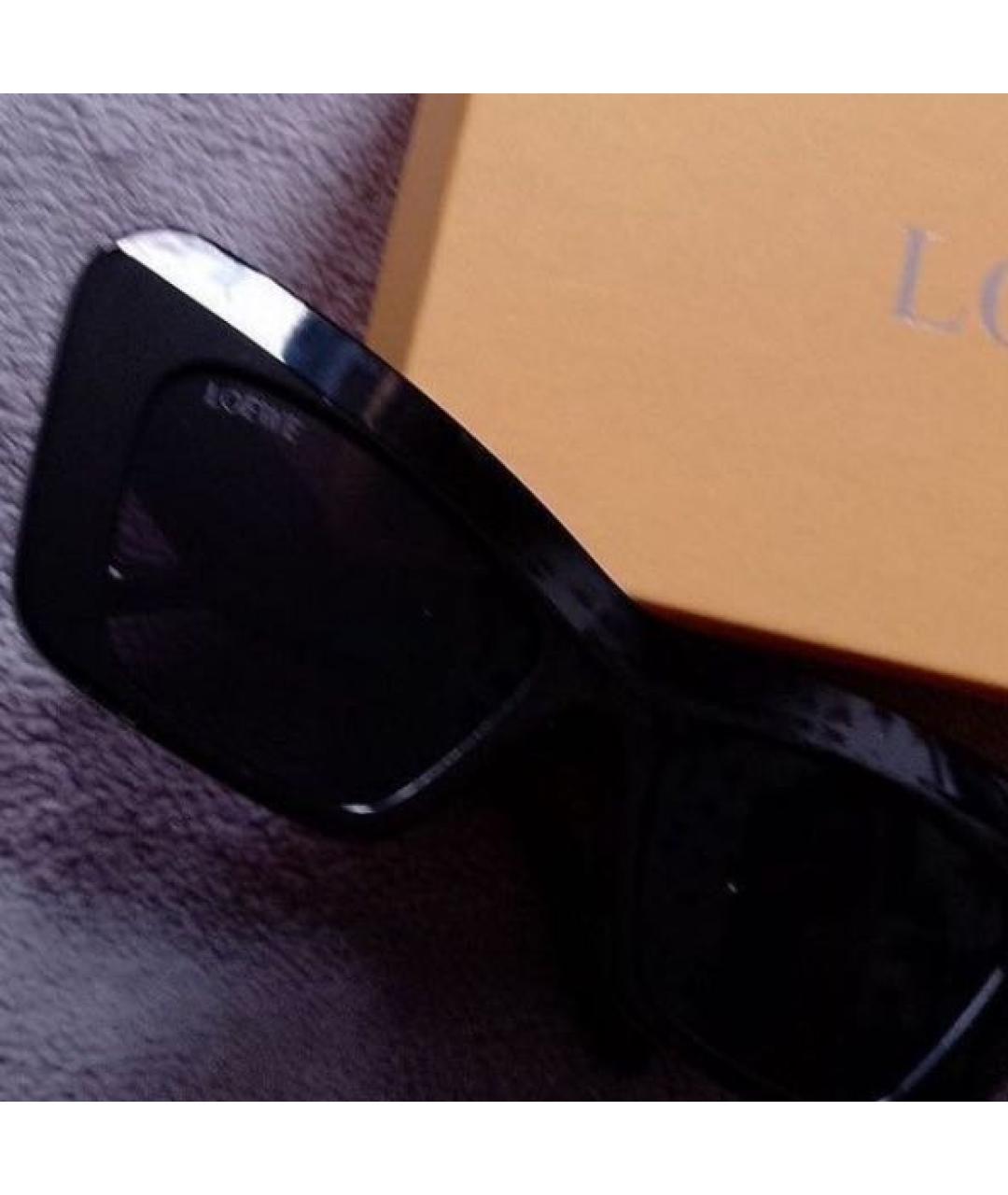 LOEWE Черные пластиковые солнцезащитные очки, фото 4