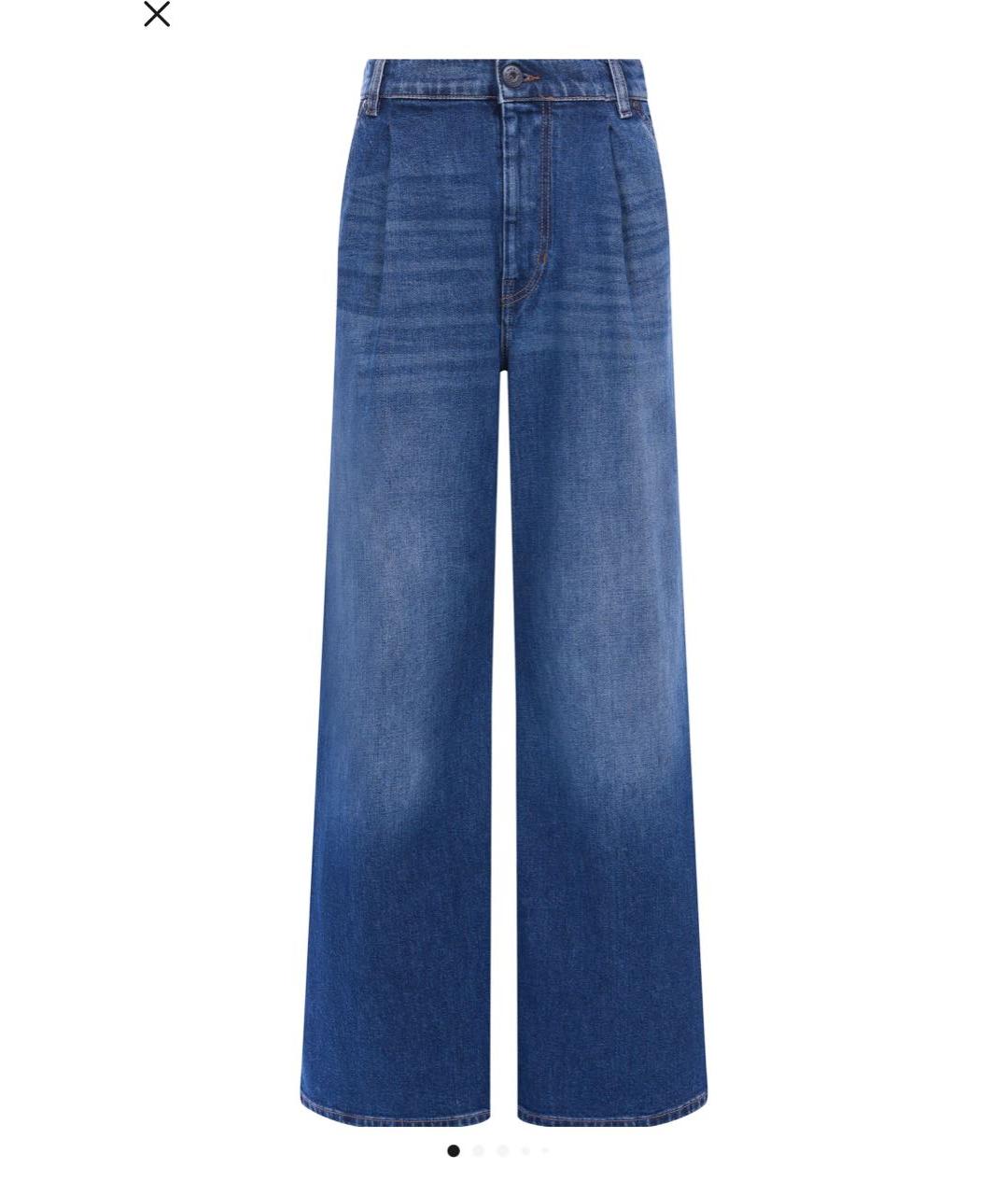 WEEKEND MAX MARA Синие прямые джинсы, фото 8