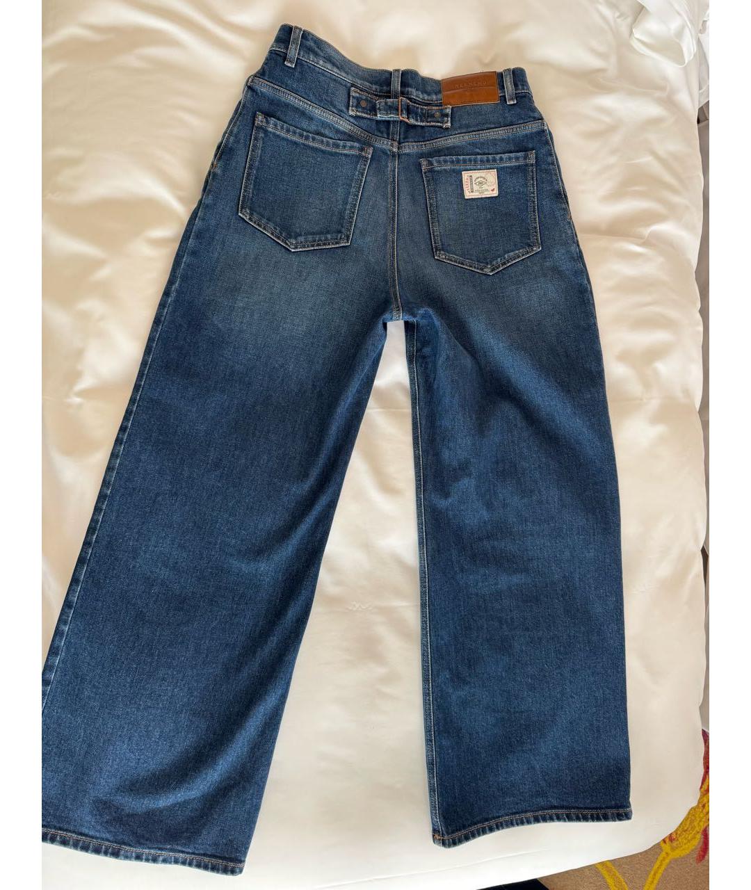 WEEKEND MAX MARA Синие прямые джинсы, фото 3