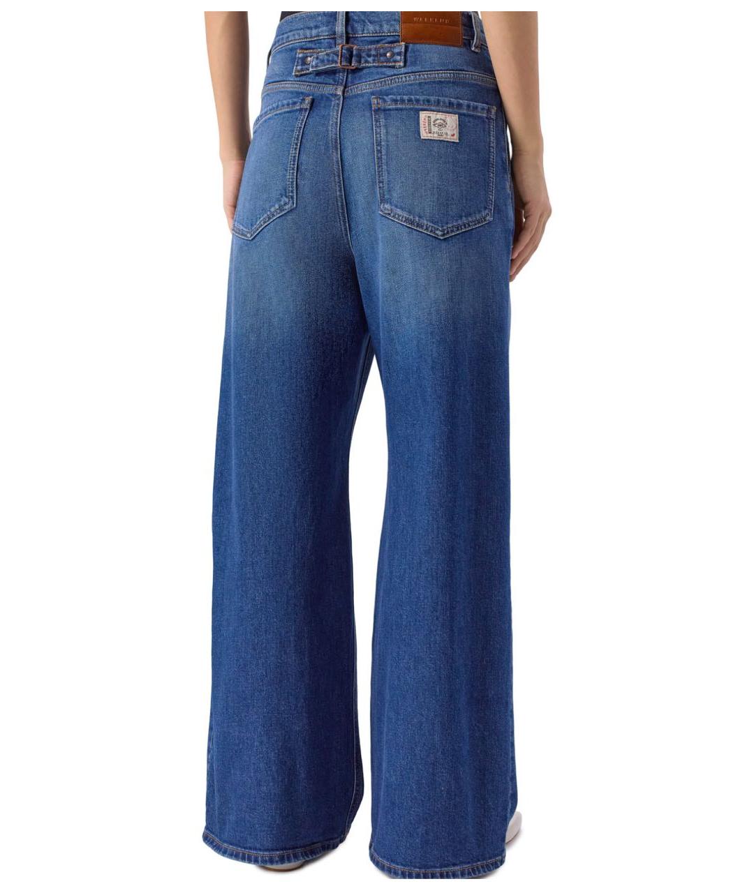 WEEKEND MAX MARA Синие прямые джинсы, фото 7