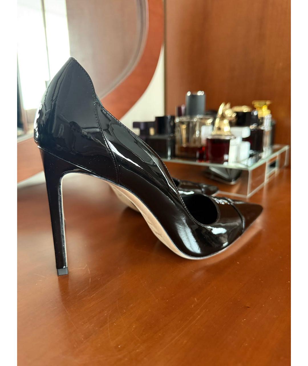 JIMMY CHOO Черные кожаные туфли, фото 8