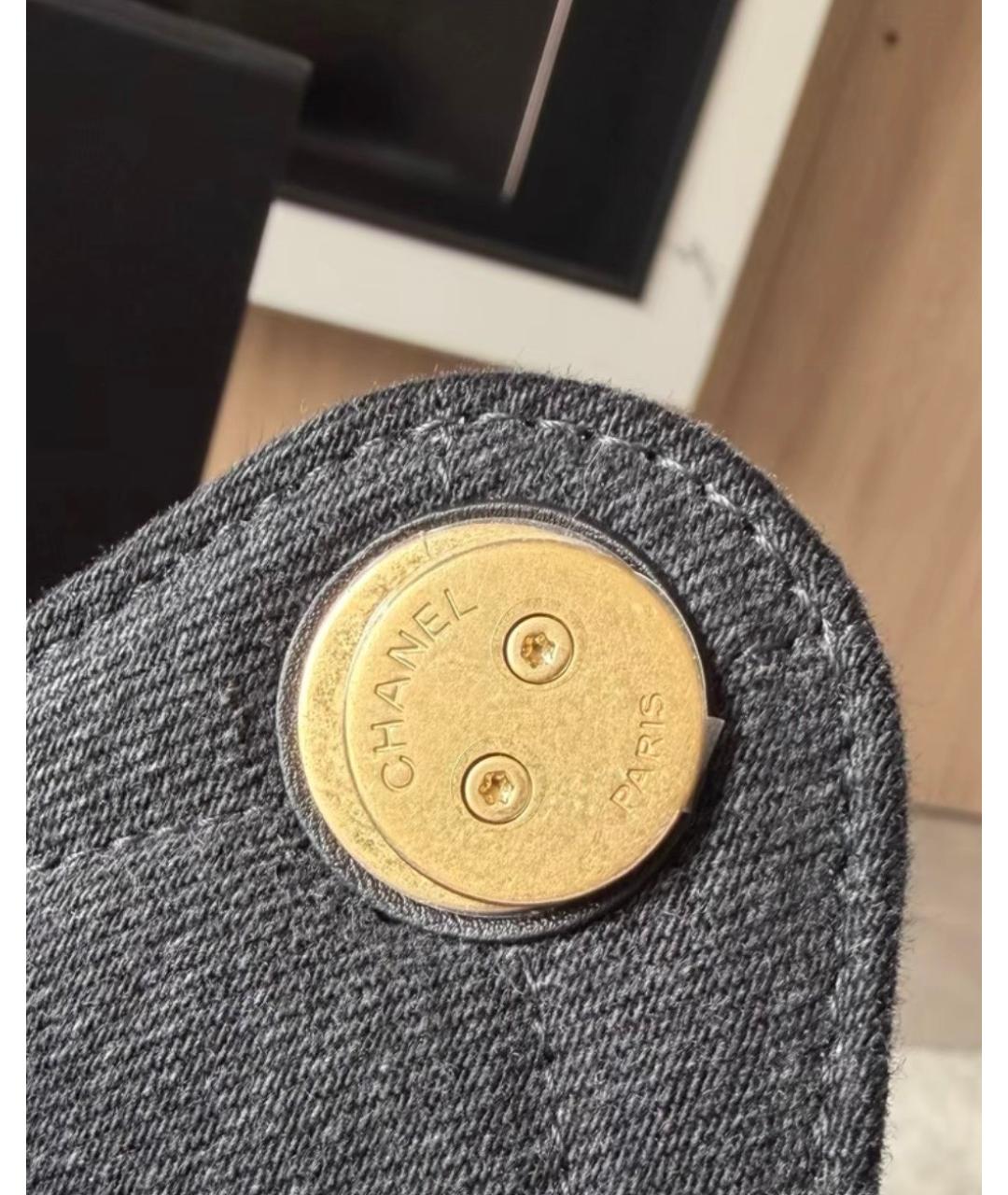 CHANEL Черная сумка через плечо, фото 7