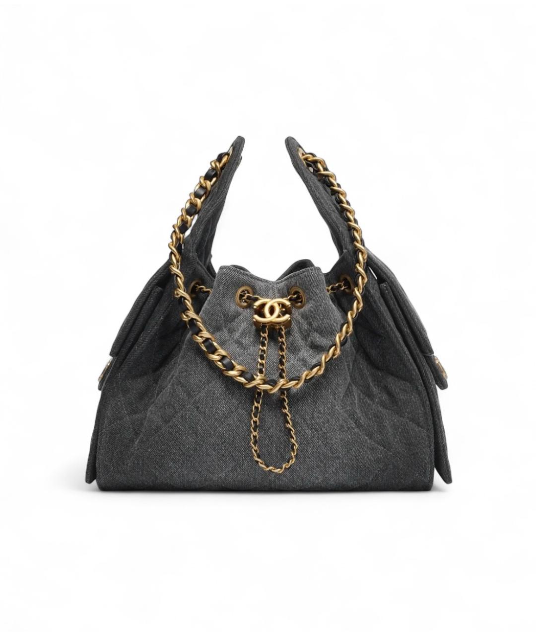 CHANEL Черная сумка через плечо, фото 8