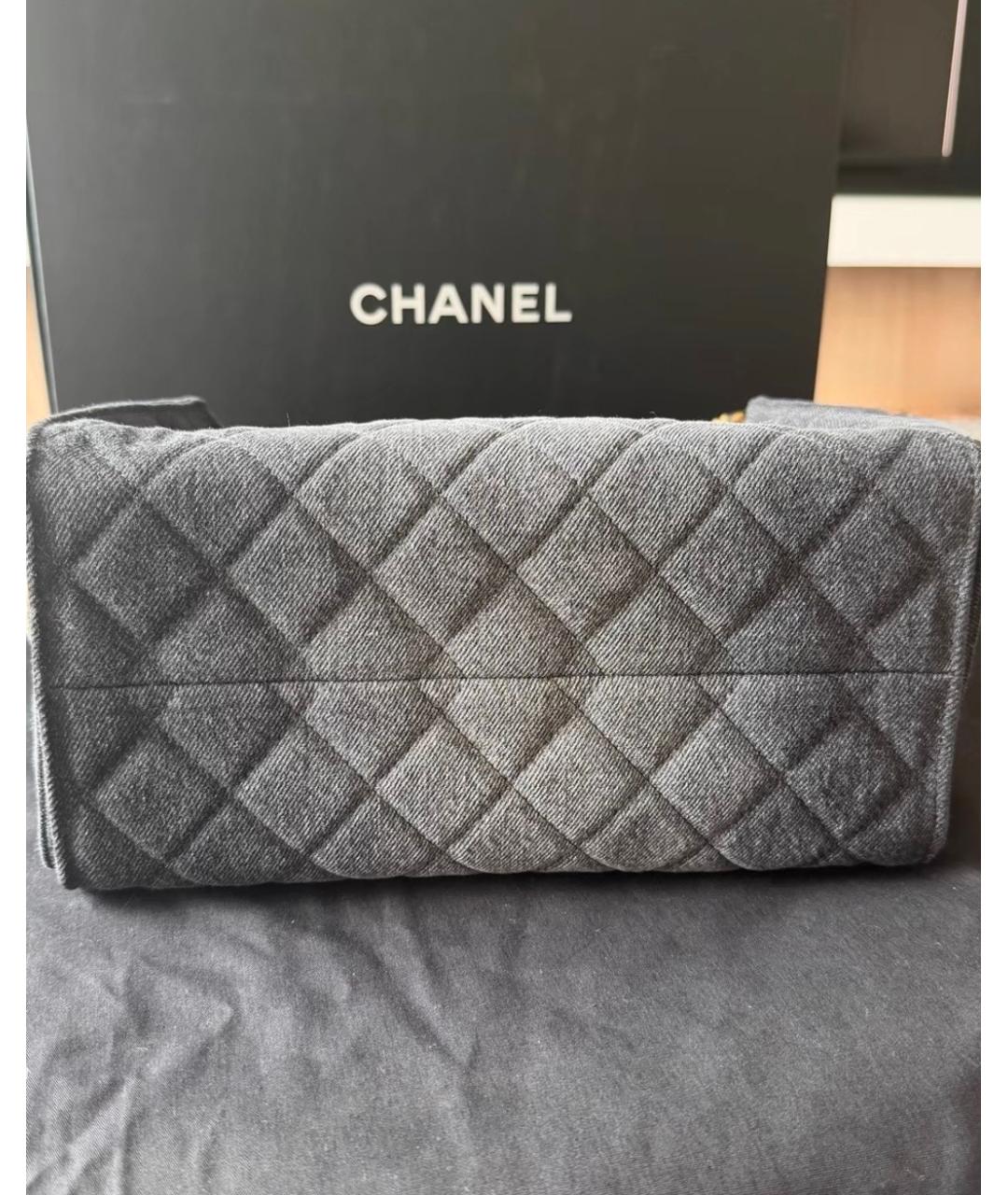 CHANEL Черная сумка через плечо, фото 6