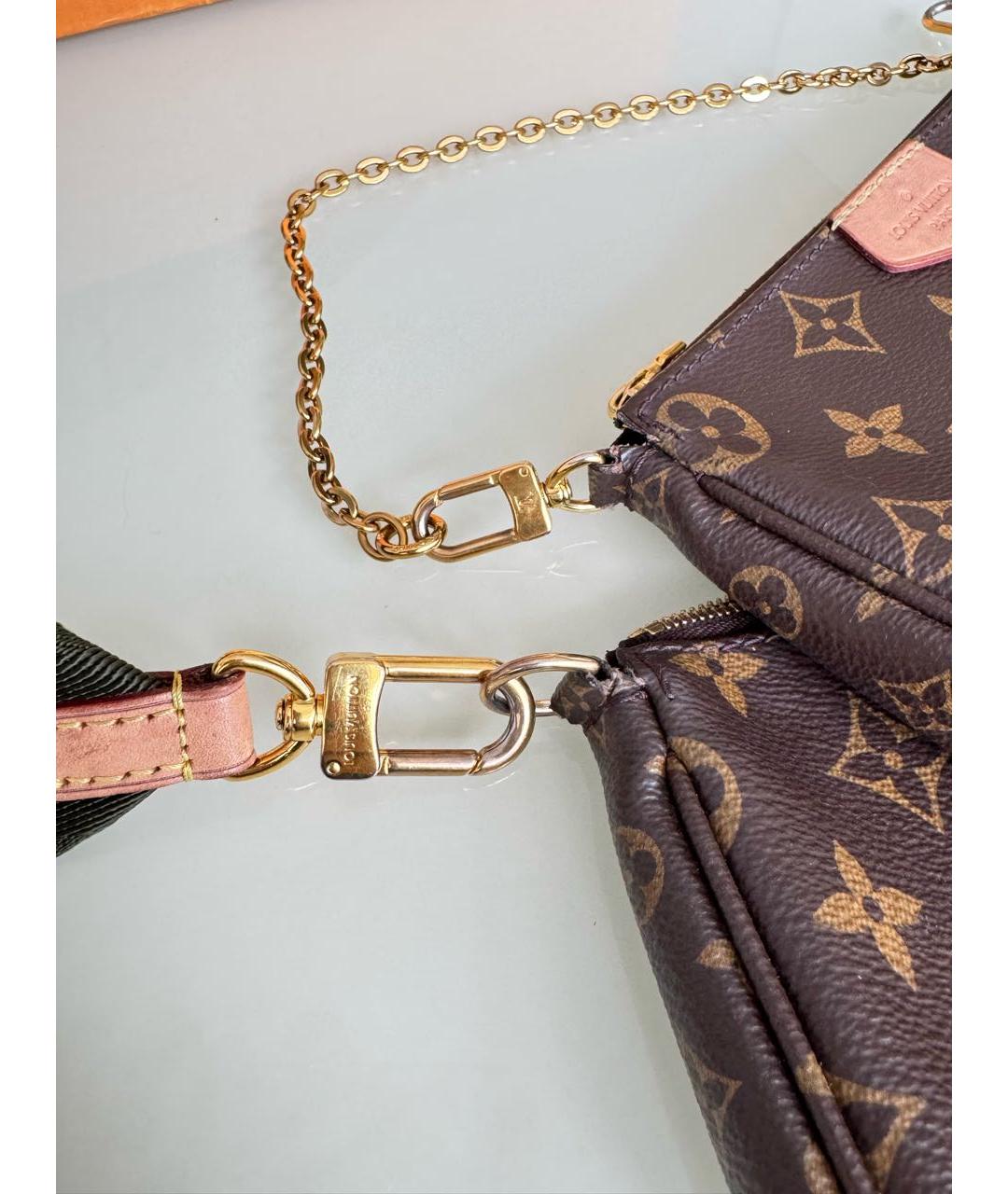 LOUIS VUITTON Коричневая сумка через плечо, фото 5