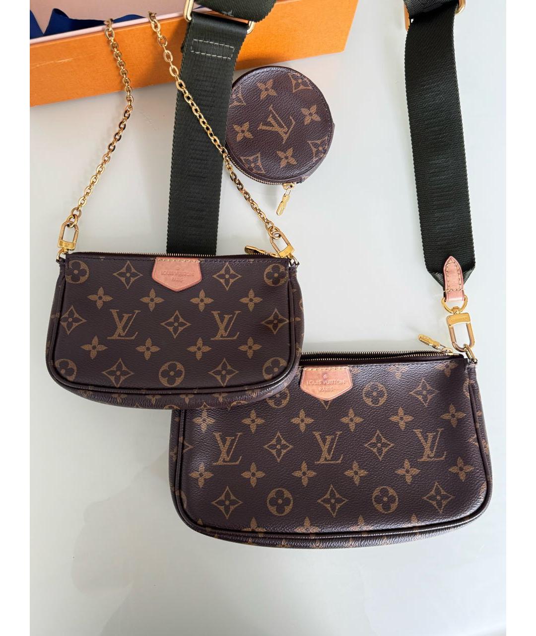 LOUIS VUITTON Коричневая сумка через плечо, фото 2