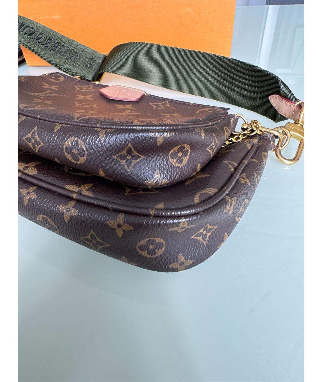 LOUIS VUITTON Коричневая сумка через плечо, фото 4