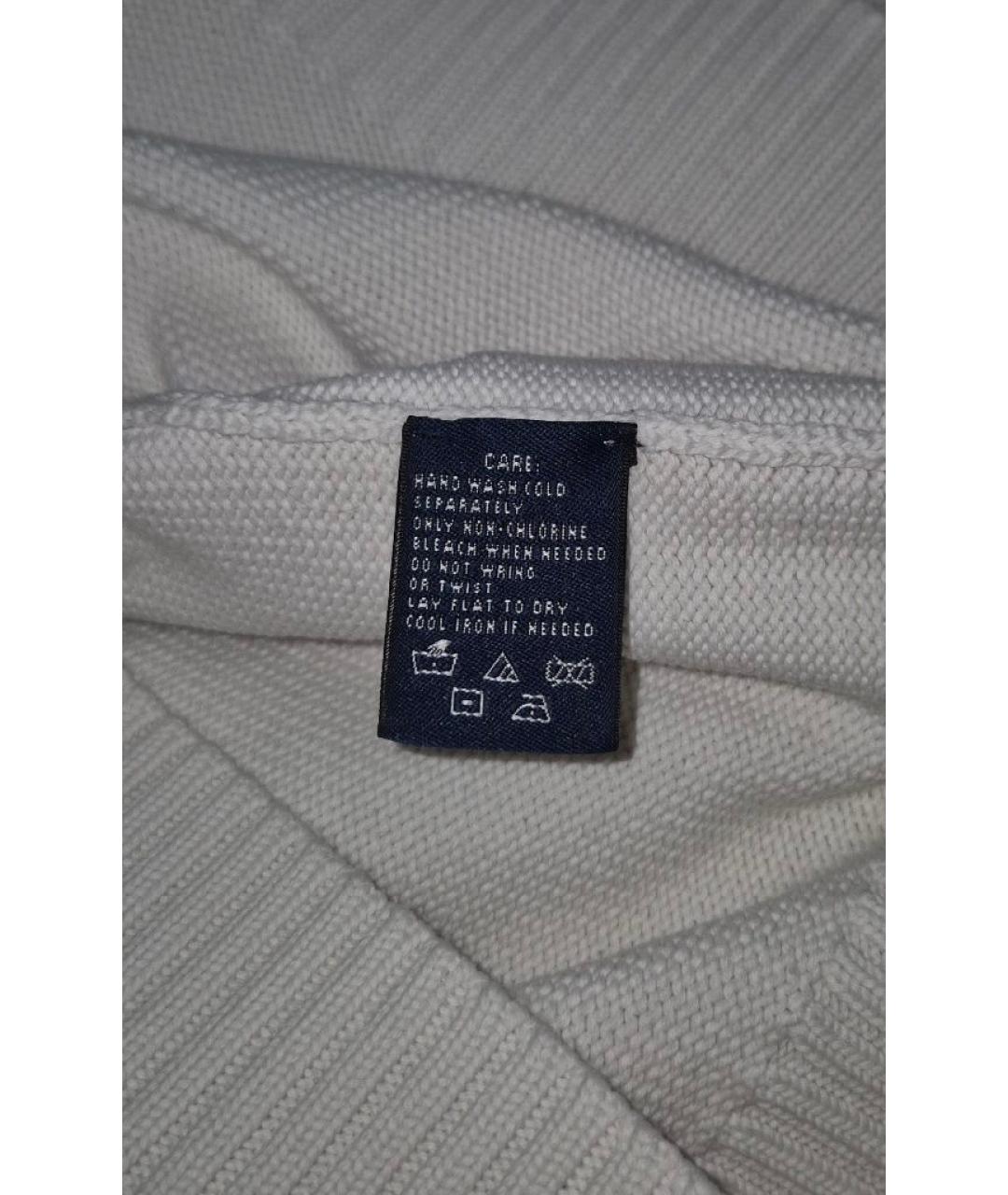 POLO RALPH LAUREN Белый хлопковый джемпер / свитер, фото 8