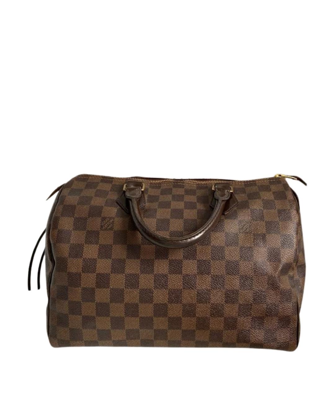 LOUIS VUITTON Коричневая сумка с короткими ручками, фото 1