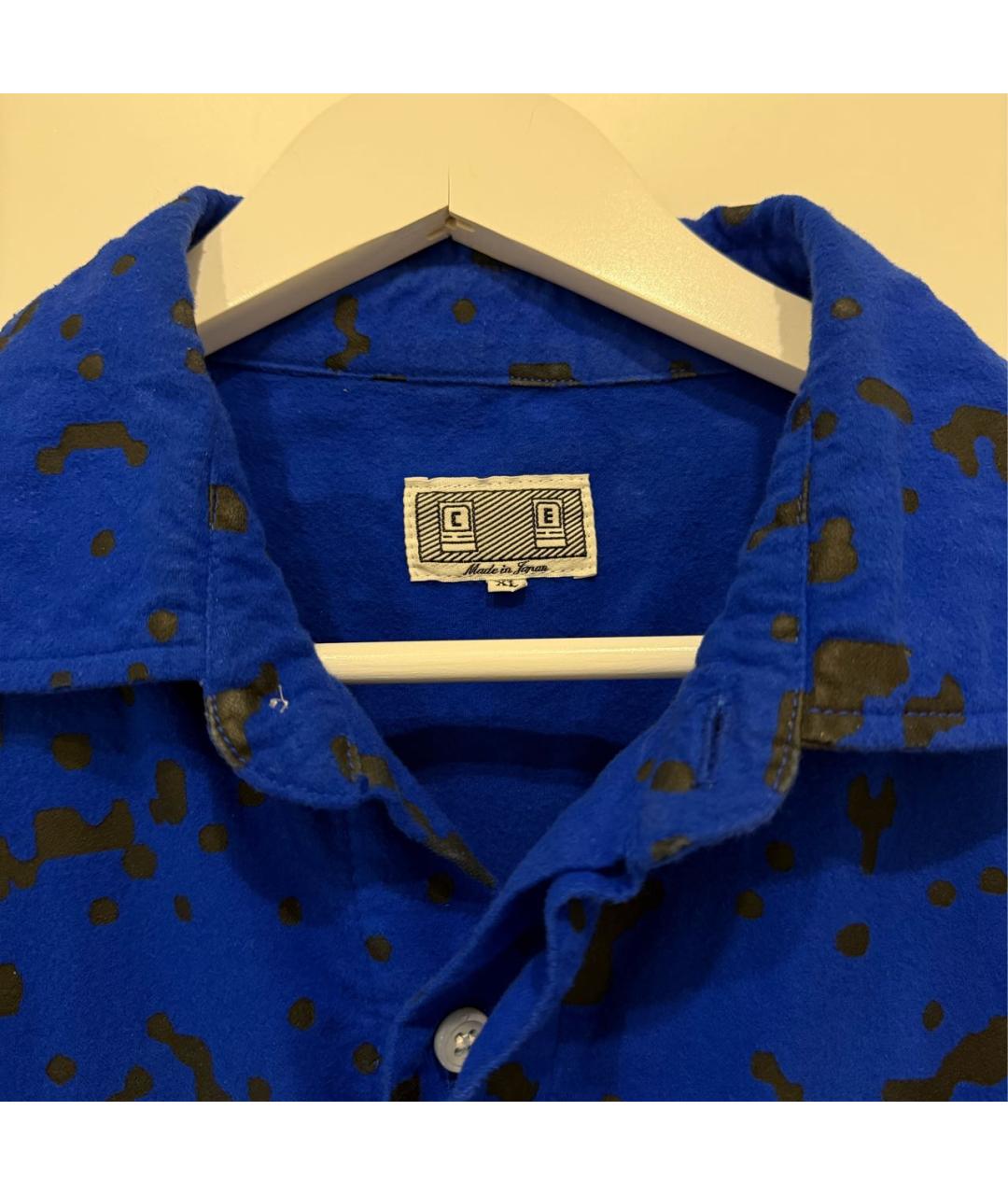 CAV EMPT Синяя хлопковая кэжуал рубашка, фото 3