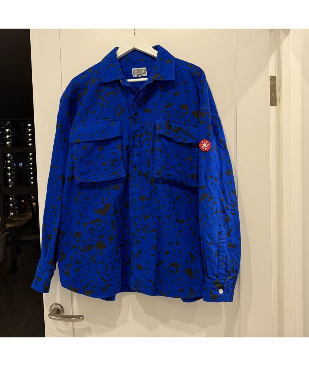 CAV EMPT Синяя хлопковая кэжуал рубашка, фото 6