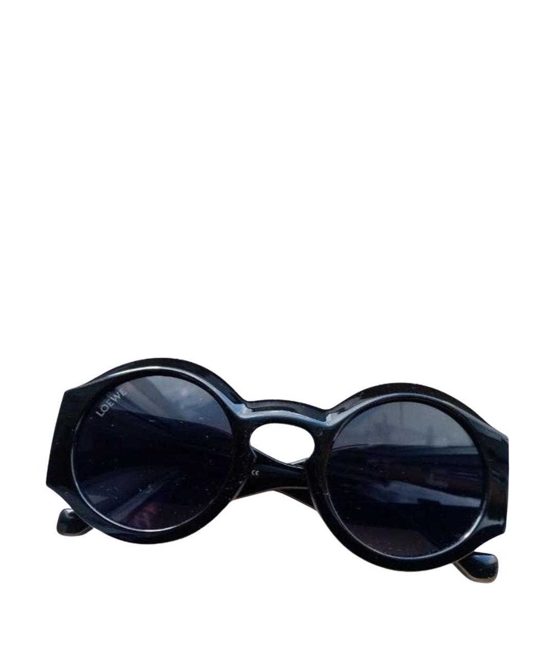 LOEWE Черные пластиковые солнцезащитные очки, фото 1
