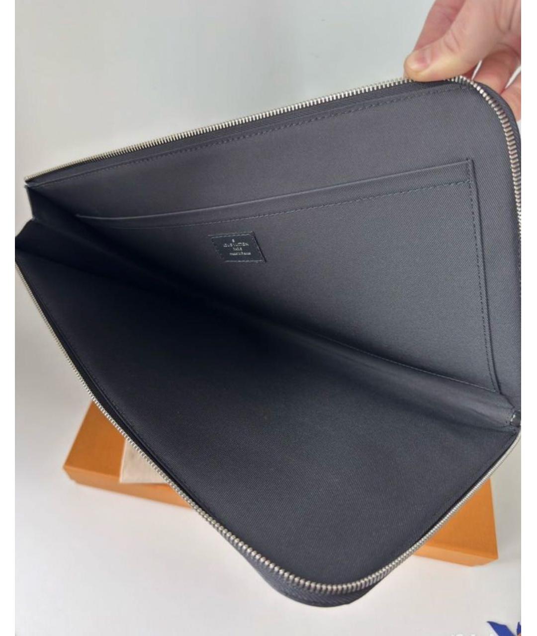 LOUIS VUITTON Черная папка для документов, фото 6