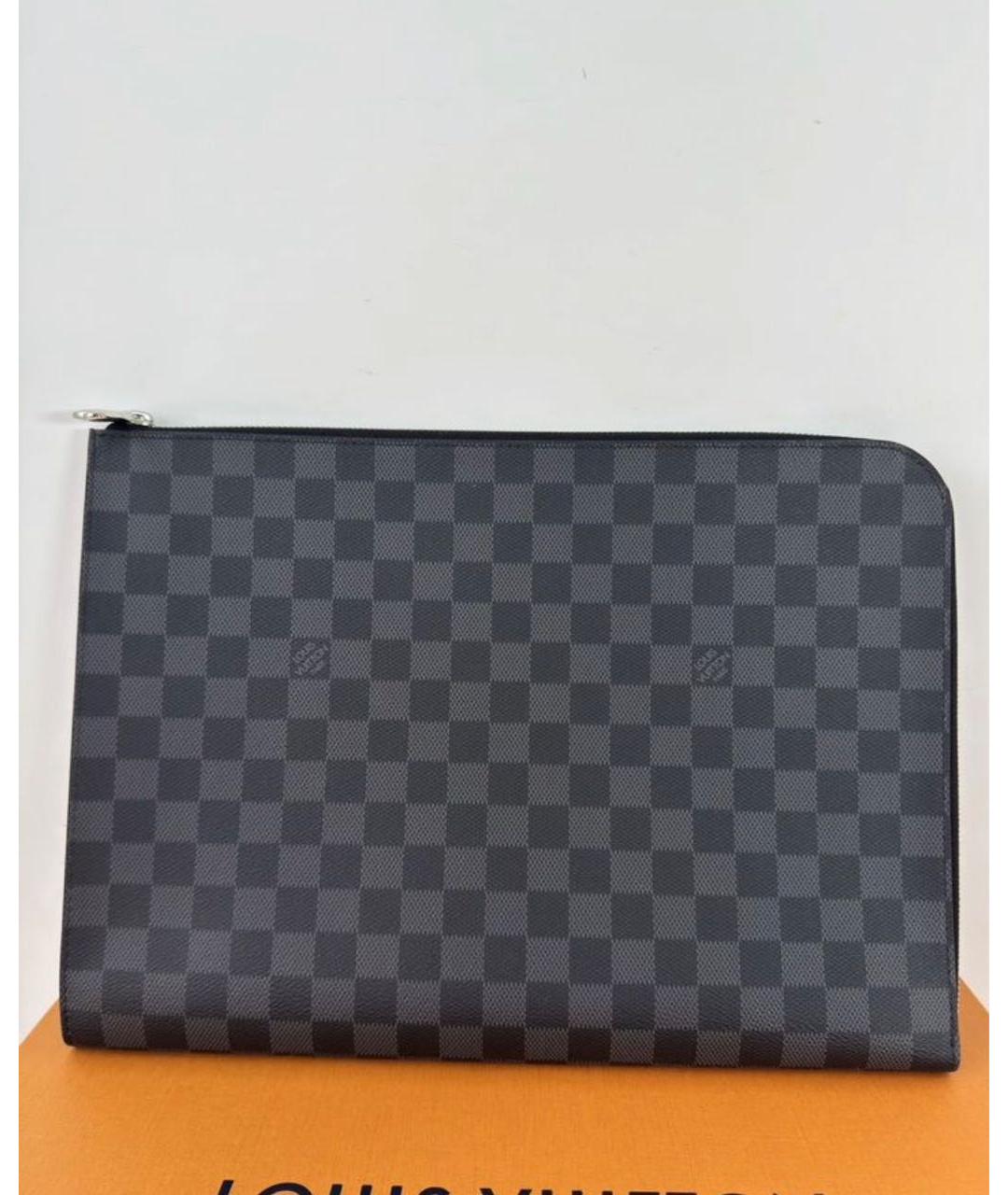 LOUIS VUITTON Черная папка для документов, фото 9