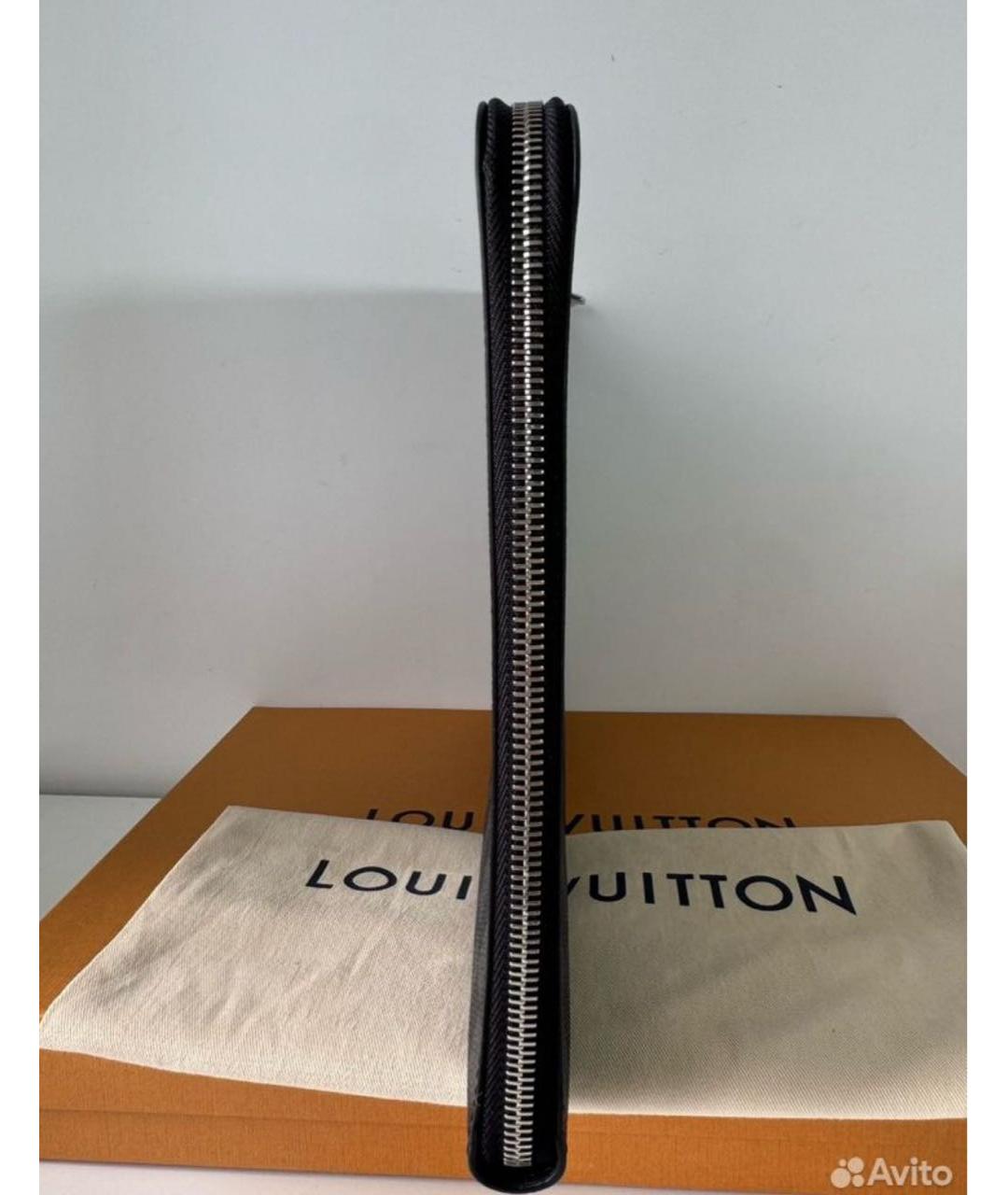 LOUIS VUITTON Черная папка для документов, фото 4