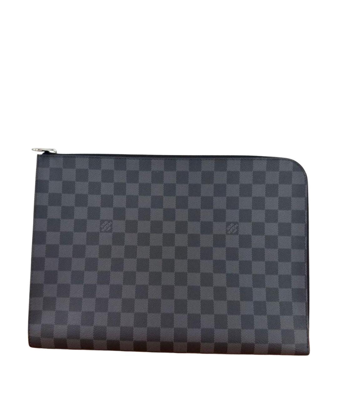 LOUIS VUITTON Черная папка для документов, фото 1