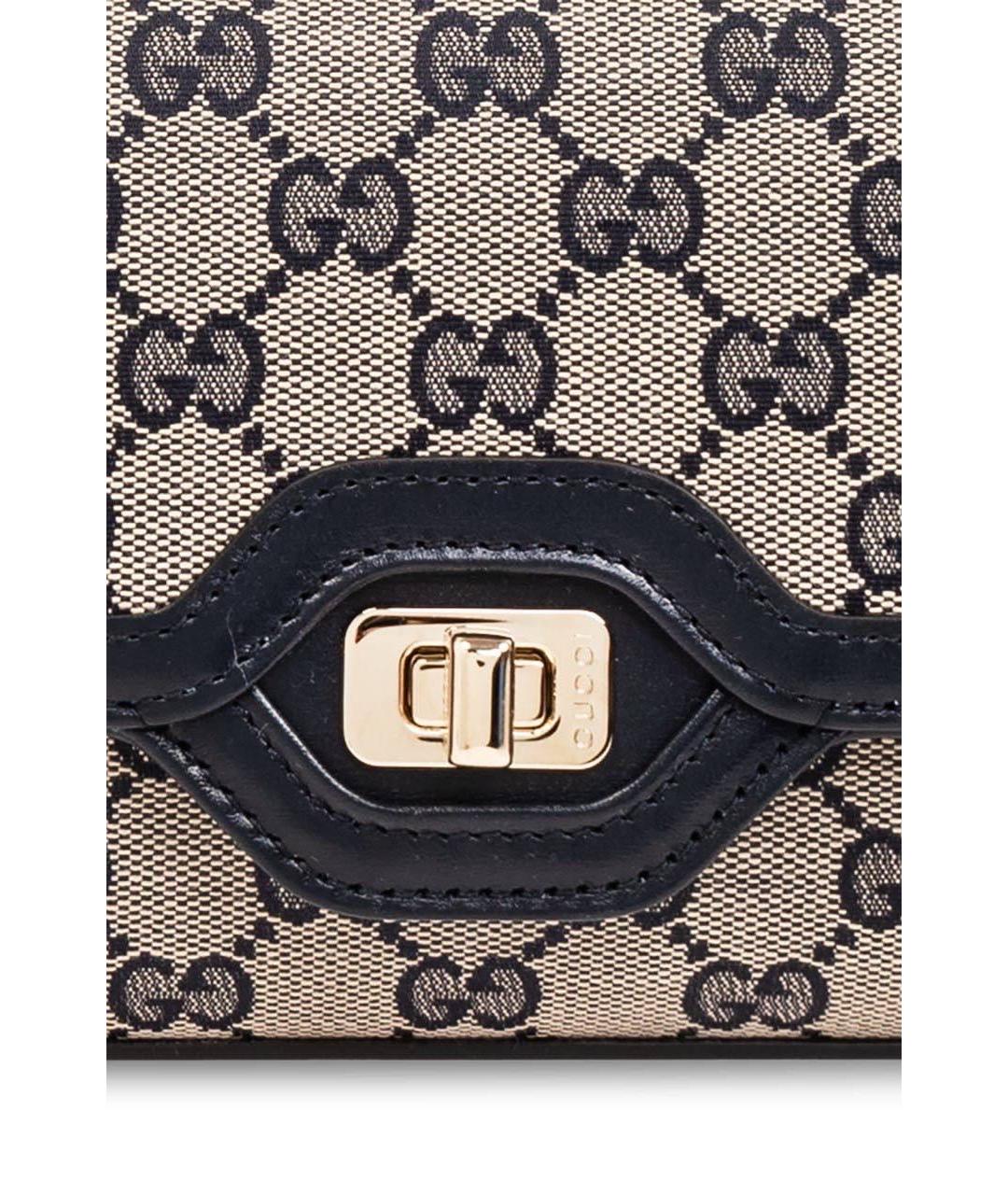 GUCCI Темно-синяя сумка через плечо, фото 4