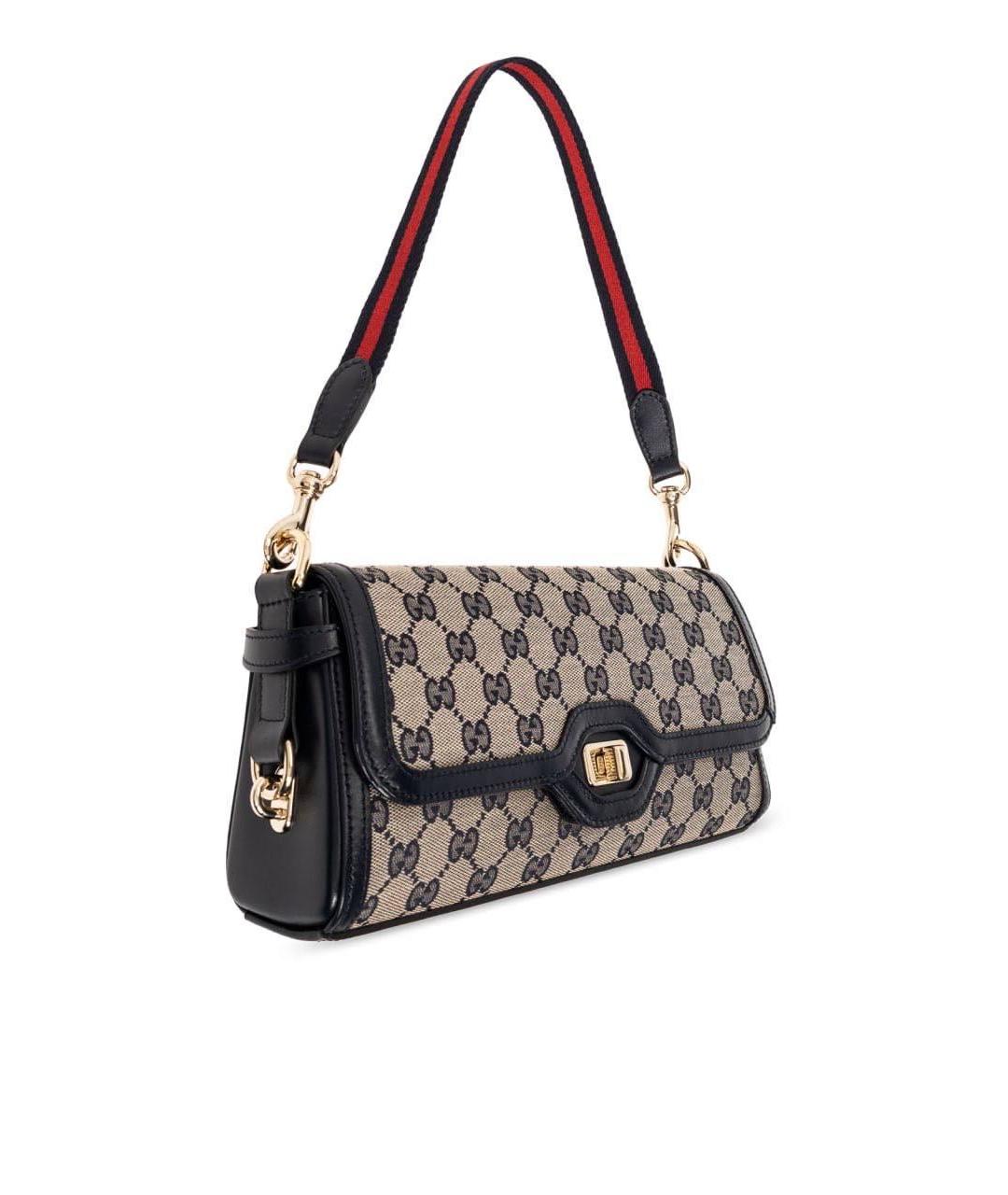 GUCCI Темно-синяя сумка через плечо, фото 2