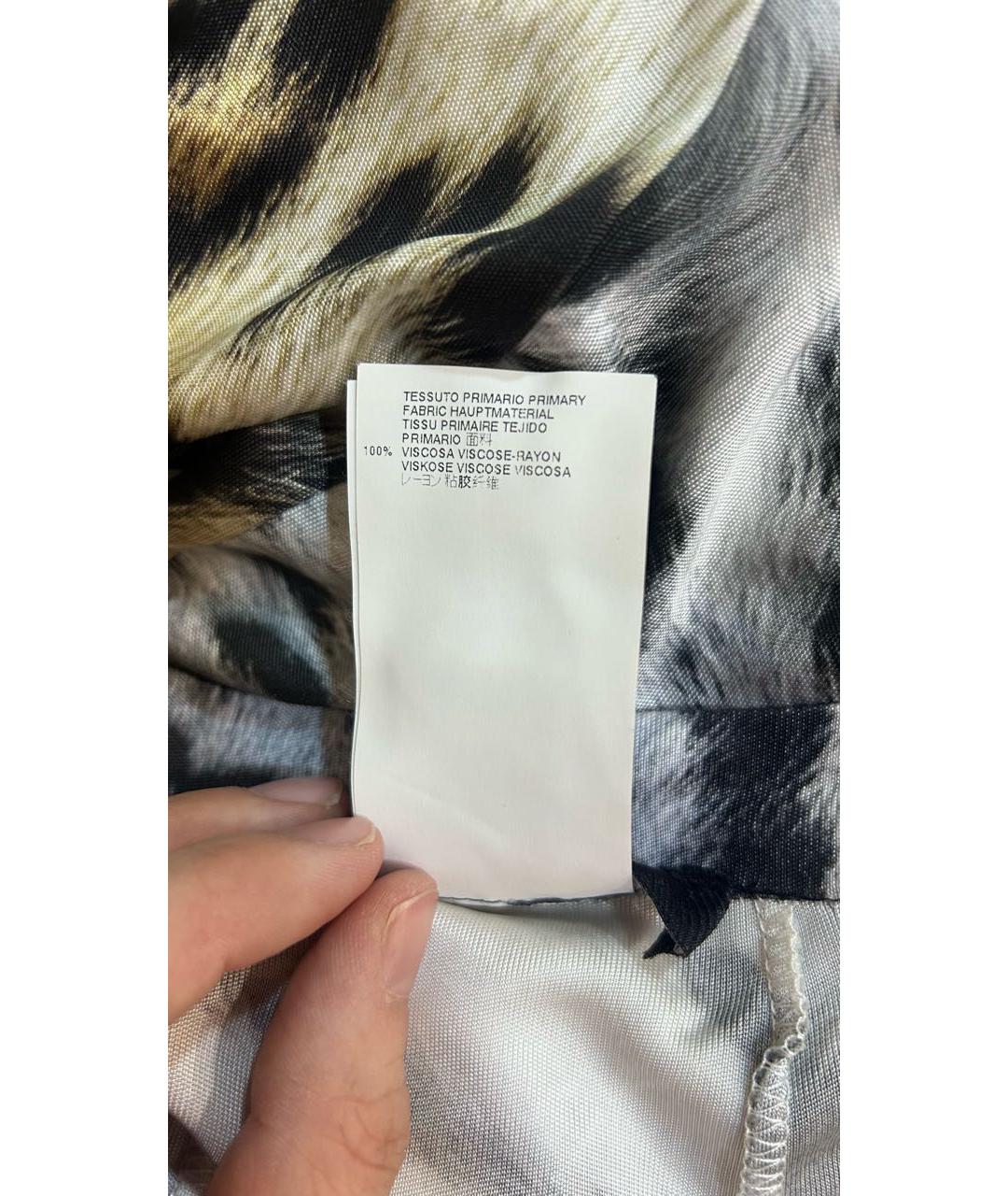 JUST CAVALLI Мульти вискозная юбка макси, фото 4