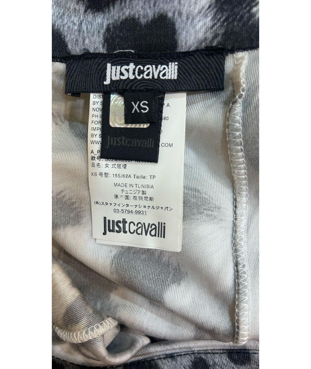 JUST CAVALLI Мульти вискозная юбка макси, фото 3