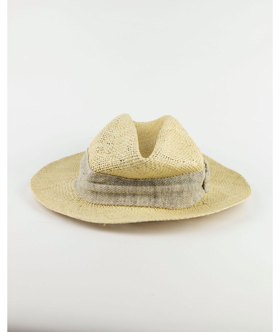ELEVENTY Бежевая соломенная шляпа, фото 5