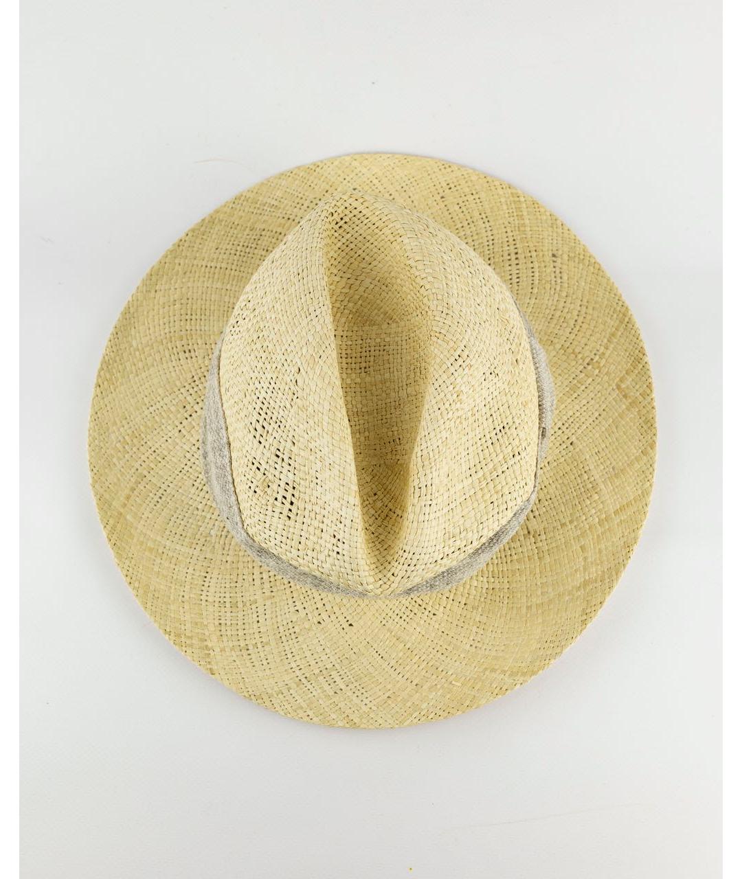 ELEVENTY Бежевая соломенная шляпа, фото 2