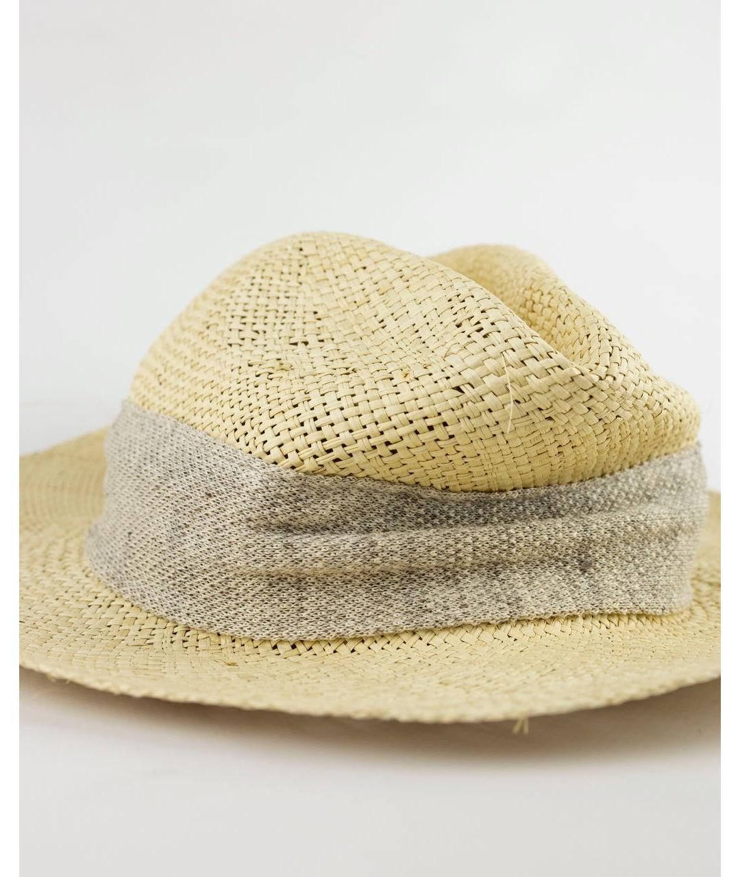 ELEVENTY Бежевая соломенная шляпа, фото 3