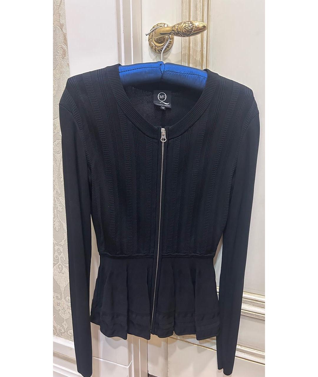 MCQ ALEXANDER MCQUEEN Черный вискозный кардиган, фото 6