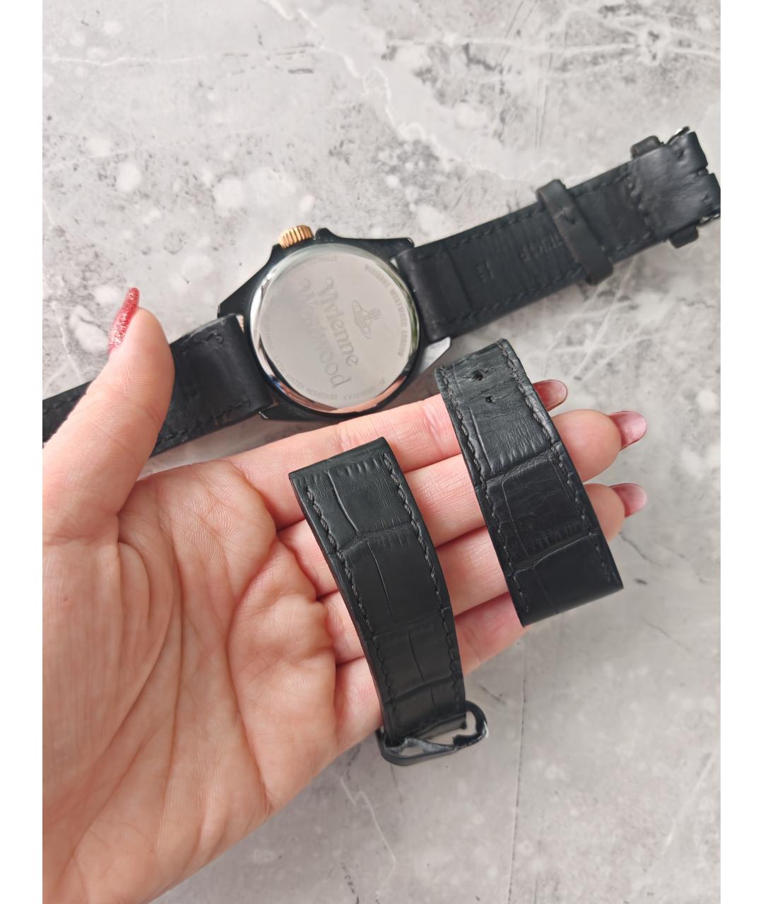 VIVIENNE WESTWOOD Черные стальные часы, фото 3