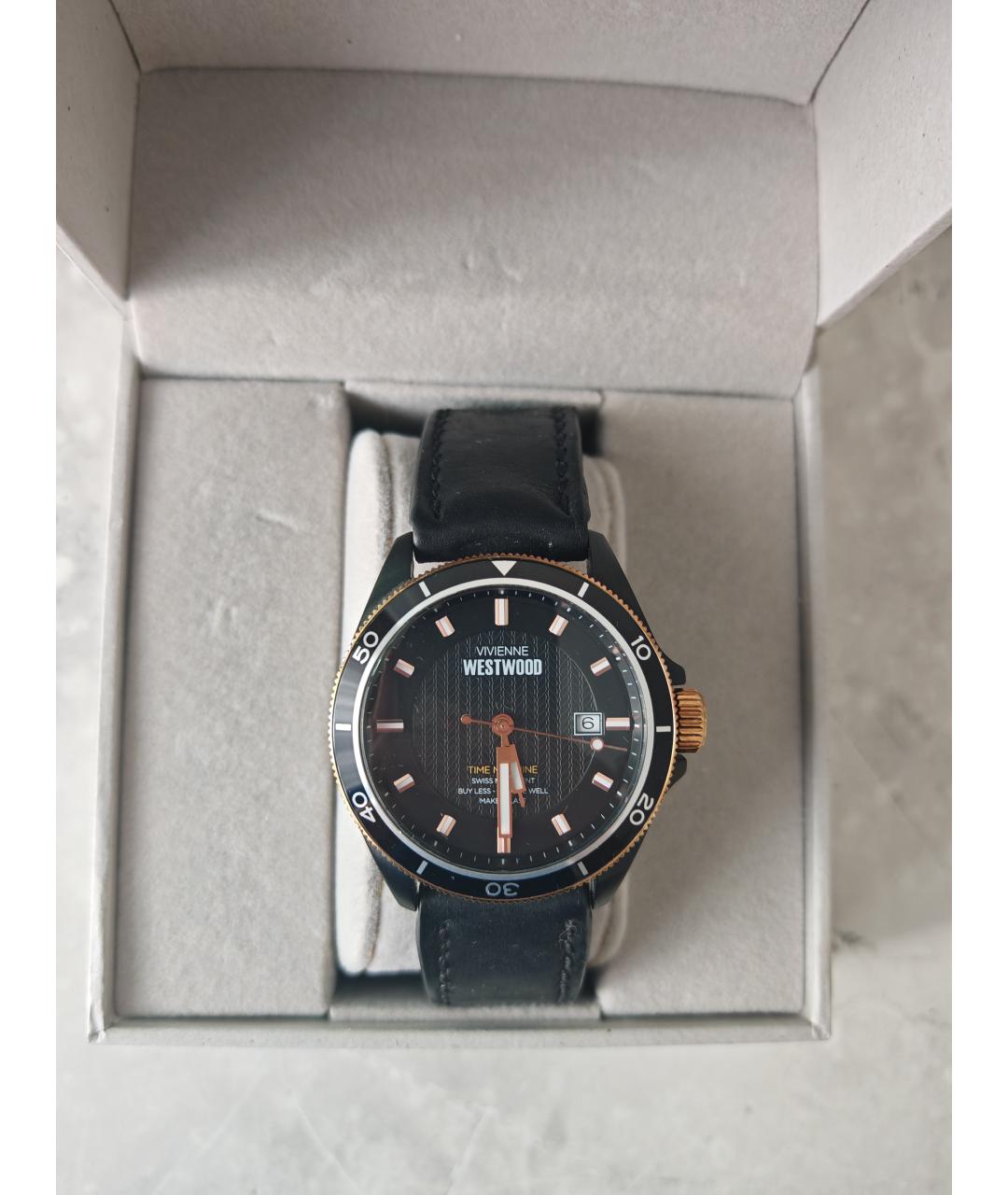 VIVIENNE WESTWOOD Черные стальные часы, фото 2