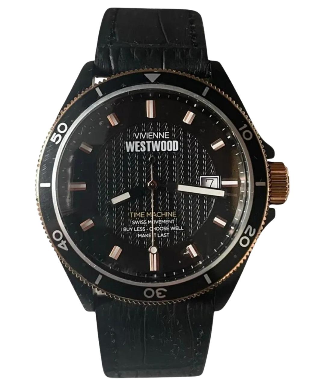 VIVIENNE WESTWOOD Черные стальные часы, фото 1