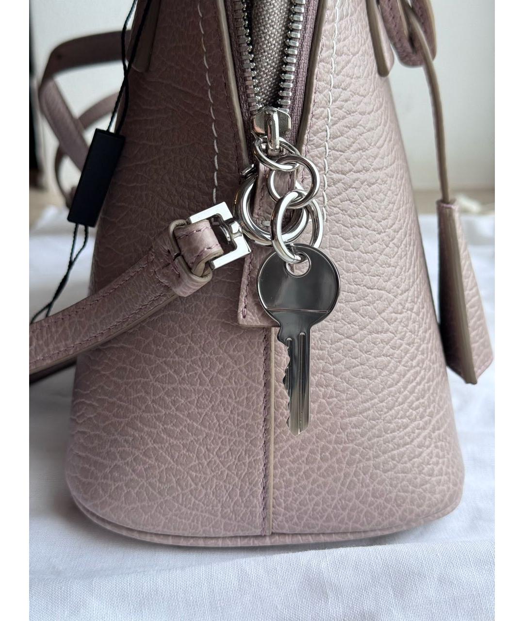 MAISON MARGIELA Бежевая кожаная сумка через плечо, фото 2