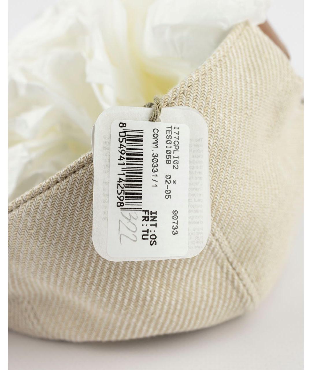 ELEVENTY Бежевая кепка/бейсболка, фото 6