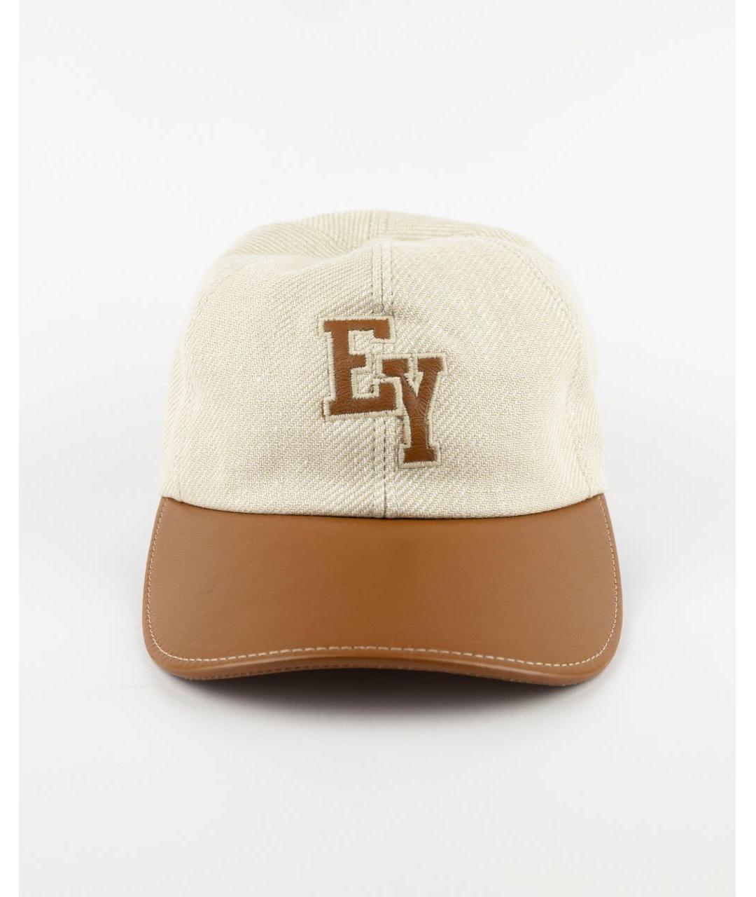ELEVENTY Бежевая кепка/бейсболка, фото 7