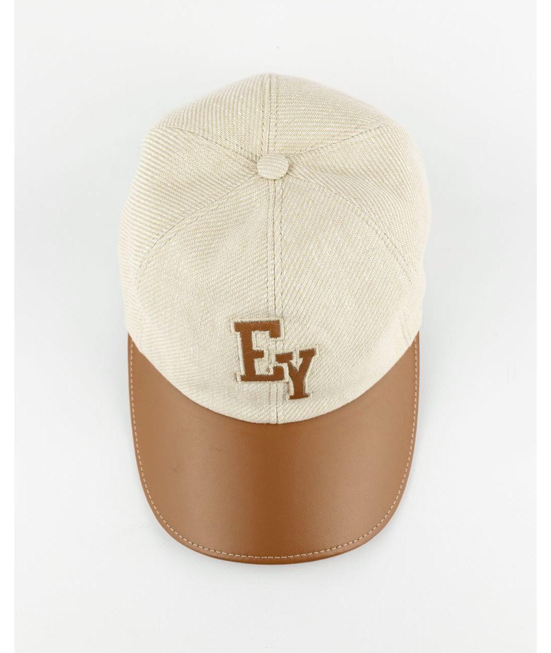 ELEVENTY Бежевая кепка/бейсболка, фото 3