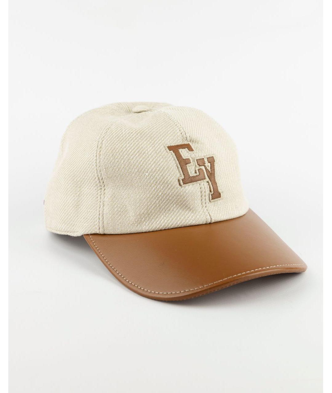 ELEVENTY Бежевая кепка/бейсболка, фото 2