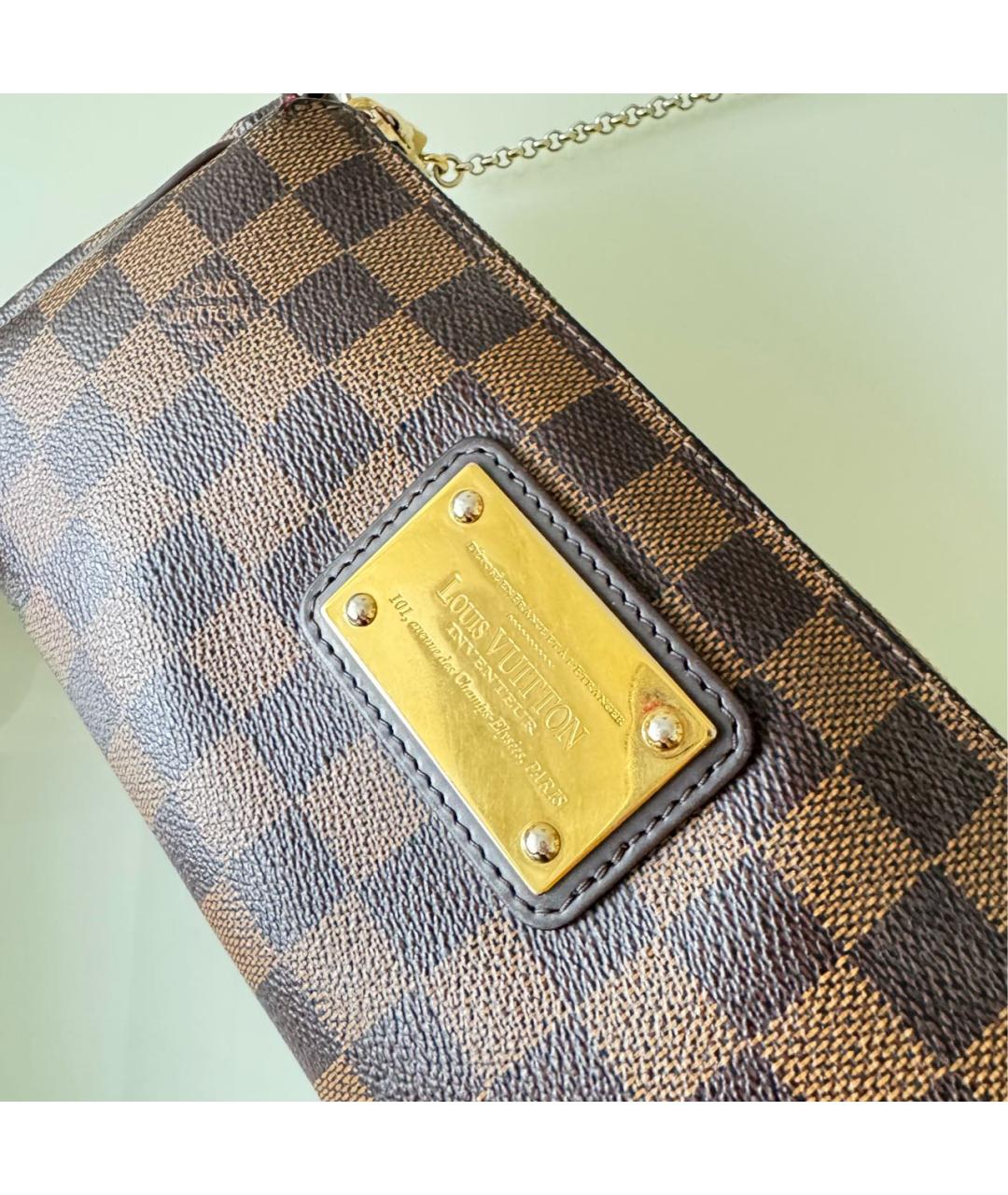 LOUIS VUITTON Коричневая сумка с короткими ручками, фото 5