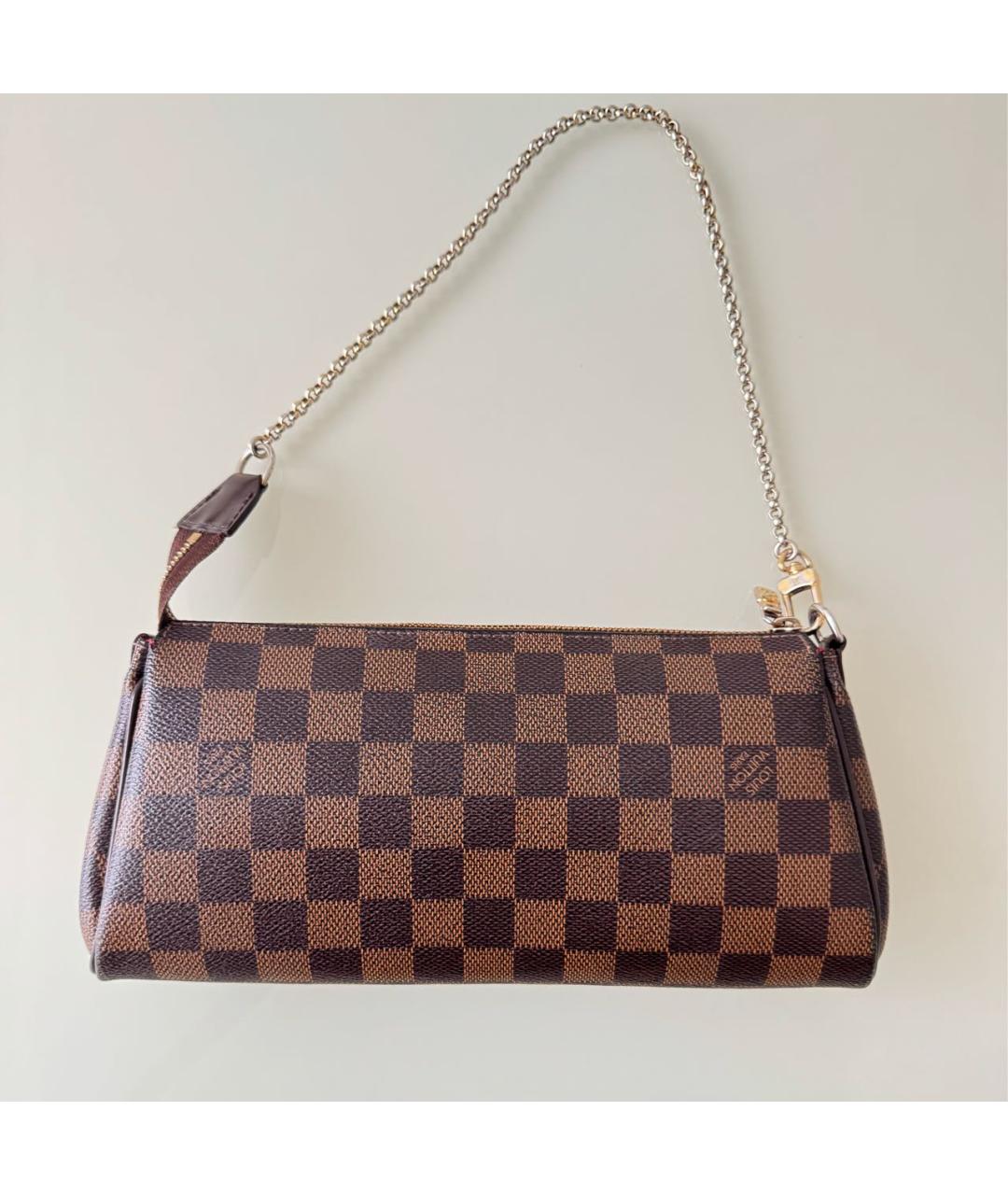 LOUIS VUITTON Коричневая сумка с короткими ручками, фото 2