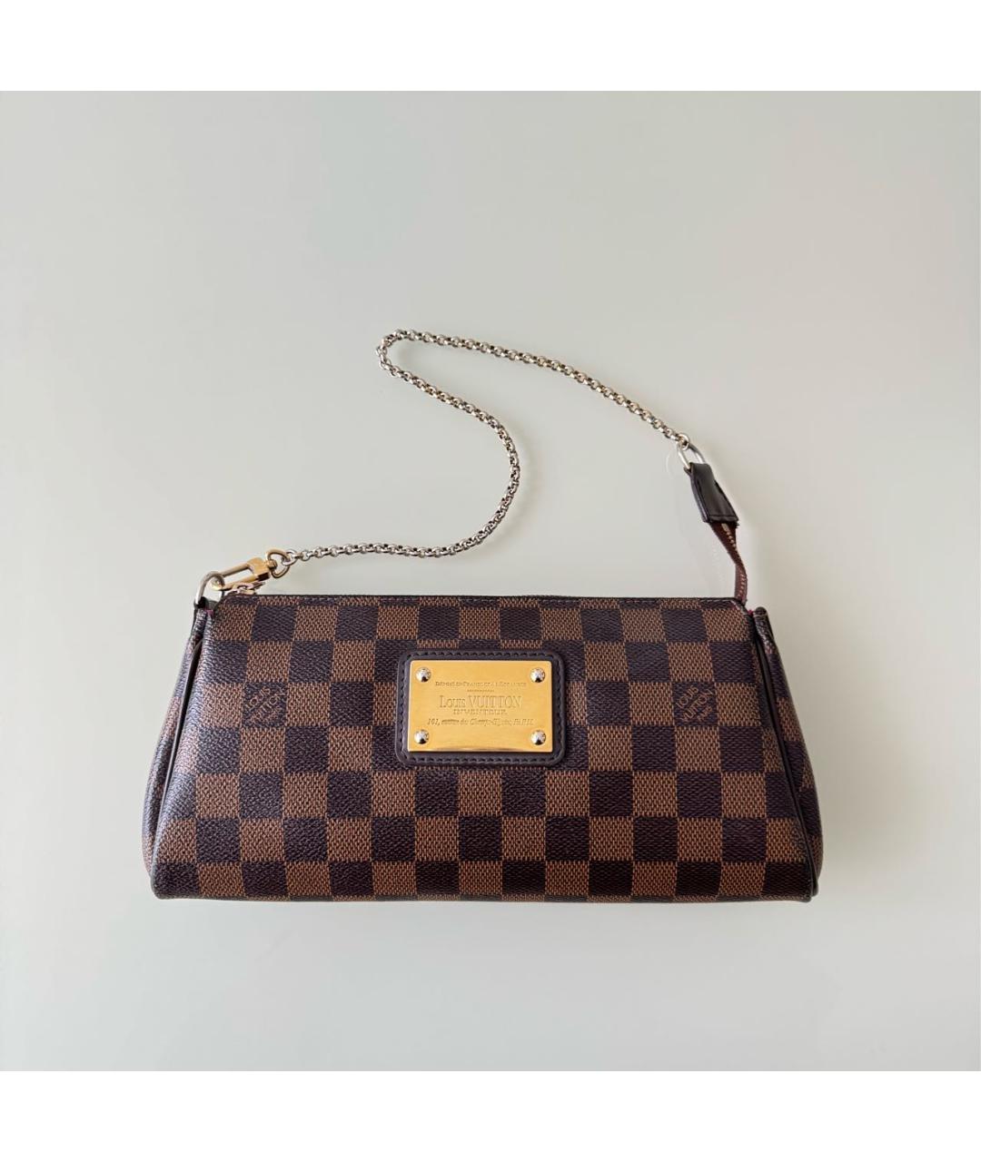 LOUIS VUITTON Коричневая сумка с короткими ручками, фото 7