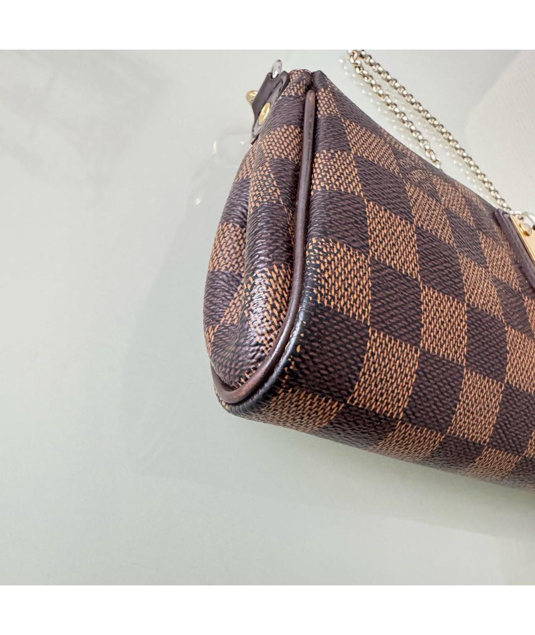 LOUIS VUITTON Коричневая сумка с короткими ручками, фото 3