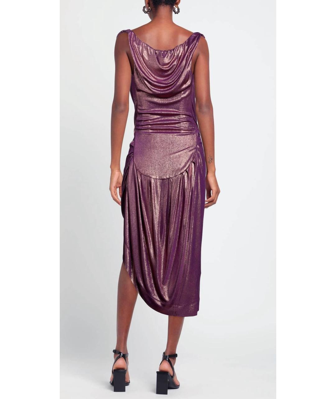 VIVIENNE WESTWOOD Красное вискозное коктейльное платье, фото 3