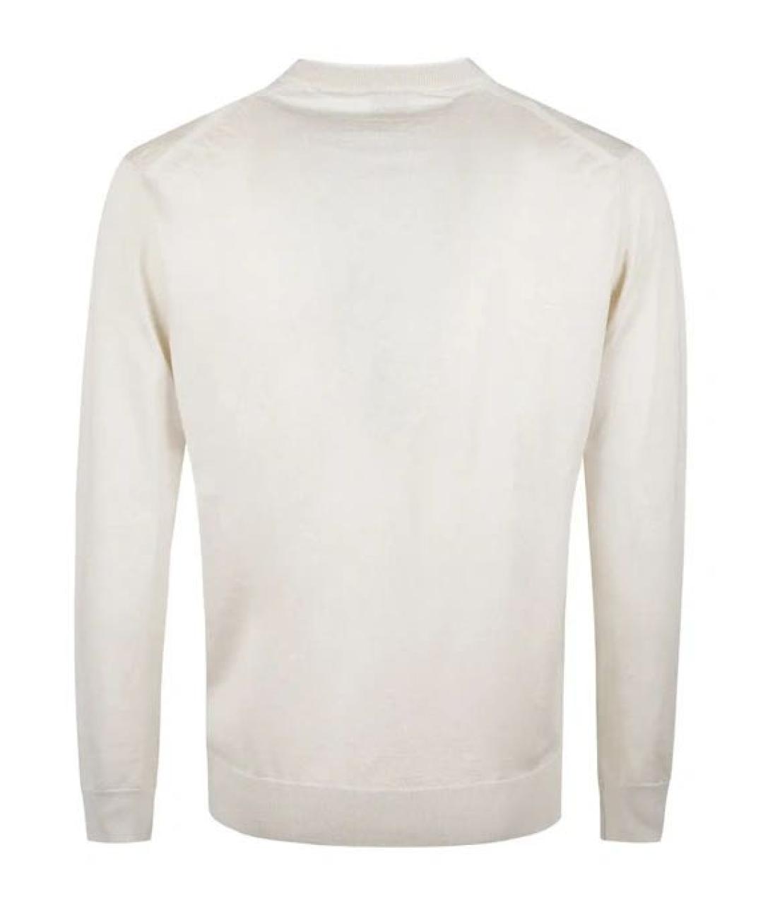 ELEVENTY Бежевый шерстяной джемпер / свитер, фото 2